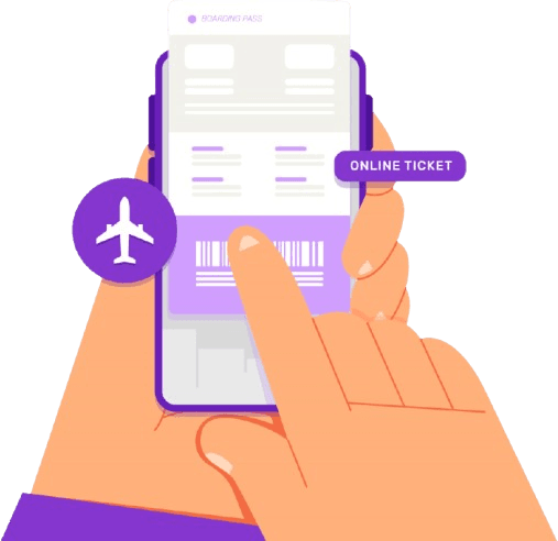 Illustration der mobilen App